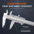 Stainless Steel Vernier Caliper Measuring Tool Sliding Gauge Inside Outside Depth Step Micrometer Accuracy Gauge 0-150mm