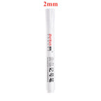 1/3/5 Pcs White Marker Pens 1.0mm 2.0mm Fast Drying Permanent Oily Waterproof Paint Tire Markers Graffiti Pens