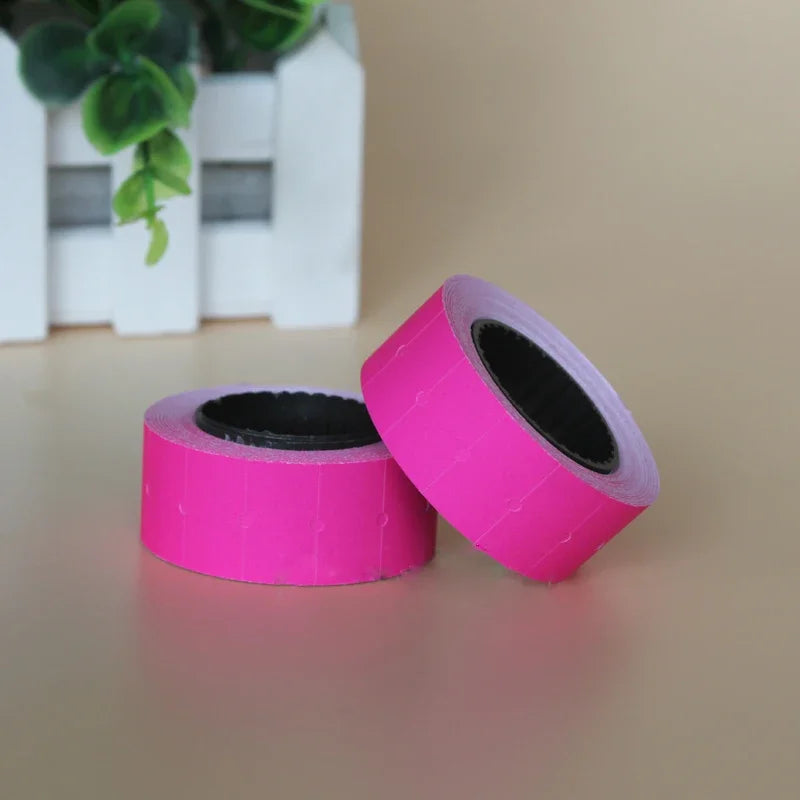 Retail One Roll Paper Colored  Adhesive Price Sticker Price Label Refill for MX-5500 Price Tag Gun Lableller Counter Accessories