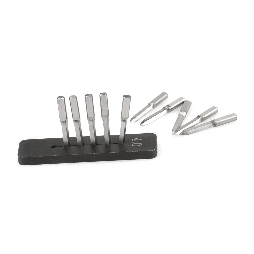Leather Punch Tool Sharp Head Replaceable Pricking Iron Removable Round Hole Punch DIY Leather Craft Chisel 4 Size Available