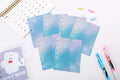A7 Widening Colouful Notebook Refill Spiral Binder Inner Page Grid Diary Agenda PlannerSchool Stationery
