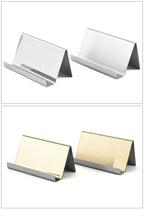 Metal Business Card Name Tag Display Rack Display Stand Desktop Table Organizer Cellphone Holder Conference Room Accessories