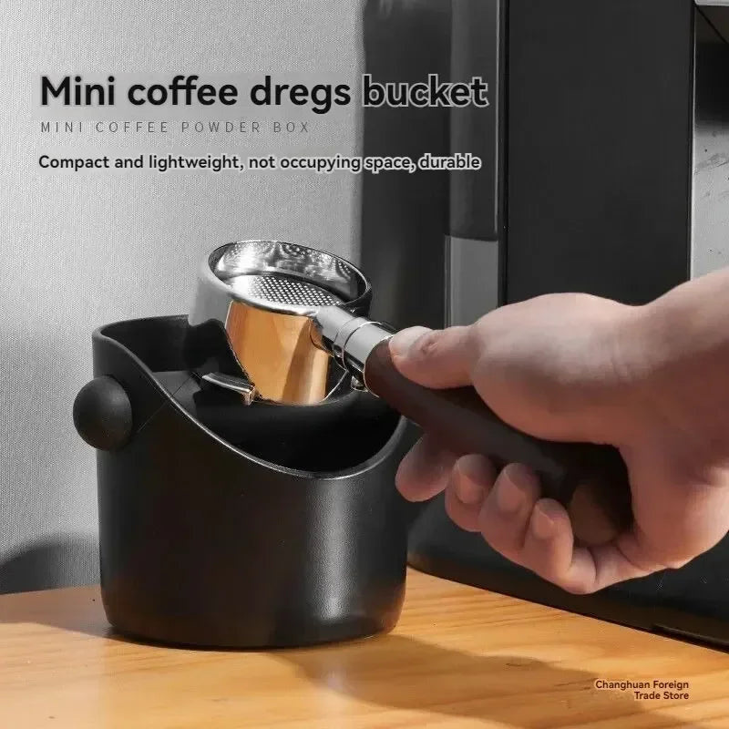 Coffee Grounds Waste Bucket Knock Box For Espresso Machine Handle Coffee Dregs Container Powder Recycling Bin Home Cafe Barista