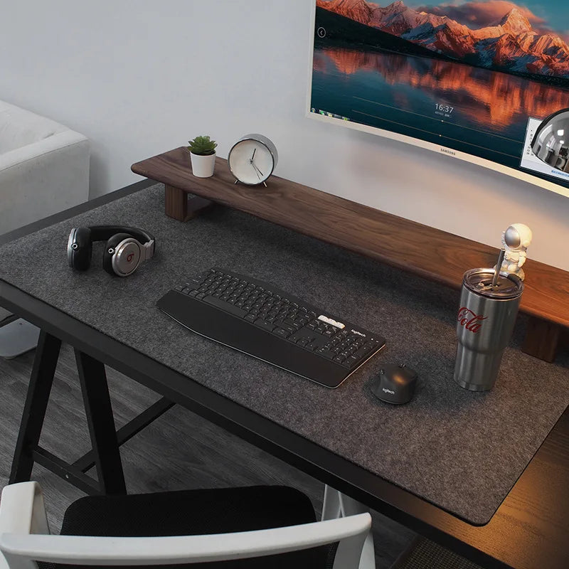 XXL Large Wool Felt Gaming Mouse Pad Computer Desk Mat Non-slip Laptop Keyboard desk Pad Office Desk Accessories