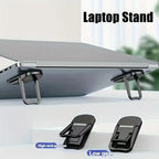 4 in 1 Office Laptop Stand Vertical Save Desktop Space Easy To Place Computer Accessories Scalable Width Office Desk Storage