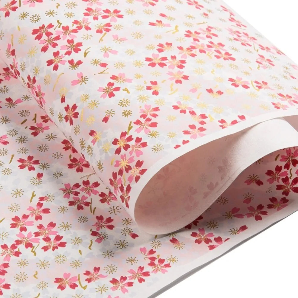 Art Material Japanese Style Gift Wrap Paper Sakura Pattern 42*58cm Origami Paper Paper-cut Folding Paper Paper Cutting