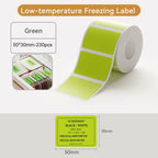 1 Roll NIIMBOT White/Cold Thermal Adhesive Label for B1 B21 B3S B31 B4 Anti-Oil Tear-Resistant Price Tag Home Bussiness Use