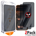 Easy Install Tempered Glass Privacy Screen Protectors for IPhone 17/17 Air/17 Pro/17 ProMax Anti-spy Auto Alignment Kit Film