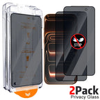 Easy Install Tempered Glass Privacy Screen Protectors for IPhone 17/17 Air/17 Pro/17 ProMax Anti-spy Auto Alignment Kit Film