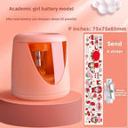 Automatic electric pencil sharpener battery kawaii cute stationery for office, student and school supplies