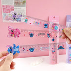 Disney Stitch Multi-functional Drawing Tools, Student Stationery Measuring Supplies, Cartoon Measuring Ruler, Folding Ruler