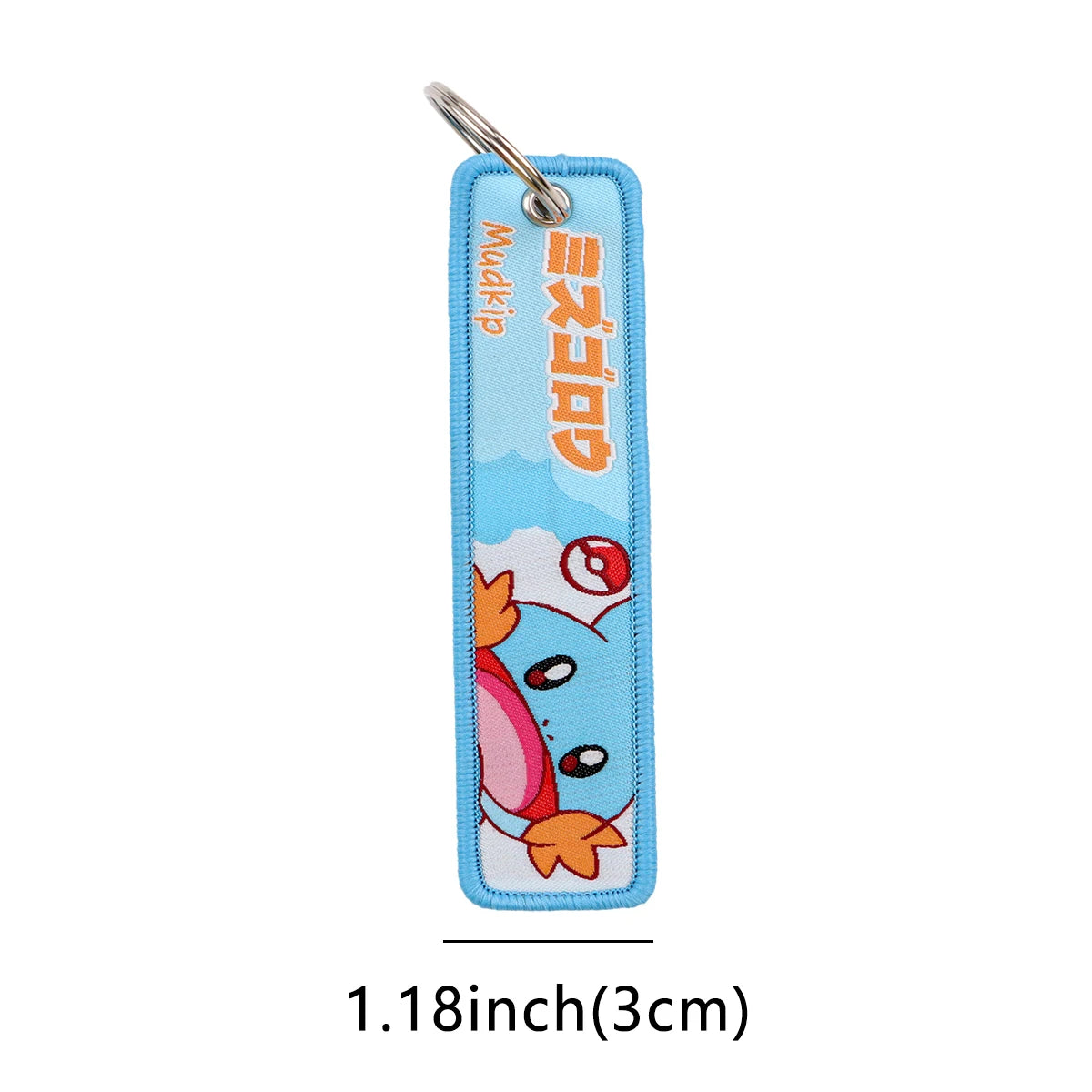 Kawaii Japanese Elf Anime Embroidery Key Fobs Key Tag Motorcycles Cars Backpack Chaveiro Keychain Fashion Keyring Friends Gifts