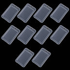 1-10Pcs Waterproof Transparent Card Cover Rigid Plastic Bus Card Holder Case Business Credit Cards Bank ID Card Sleeve Protect