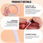 1PC 3/5M Self-Adhesive PVC Cable Management Strip Decorative Wire Protection Strip Suitable for Covering Wires on Walls Floors