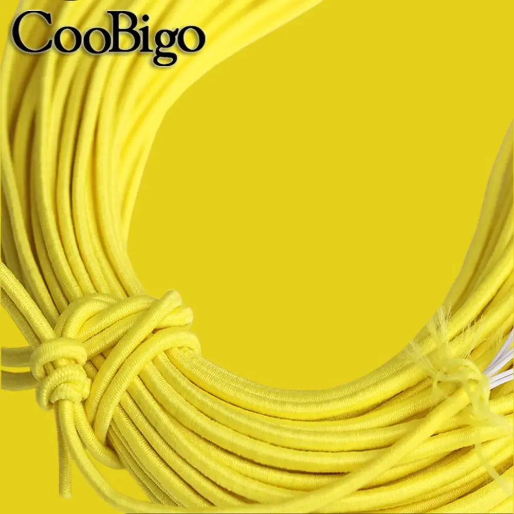 5 Meters 1mm 2mm 3mm Round Elastics Bungee Shock Cord Elastic Rope Rubber Band Strap String Cordon Shoelaces Sewing Accessories