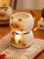 1Pc Siamese Cat Coffee Cup, Creative Cute Kitten Mug, High-Quality Exquisite Cup, Suitable for Coffee Shop Latte Art, Office, Living Room, Home, Bedroom Drinking Cup, Afternoon Tea Flower Tea Black Tea Cup, Gift