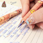 Capybara Erasable Pens 6pcs Refillable Ink Gel Pen Smudge-Free Cute Animal School Supplies for Students Office Stationery Gifts