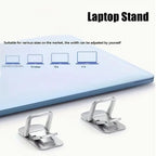 4 in 1 Office Laptop Stand Vertical Save Desktop Space Easy To Place Computer Accessories Scalable Width Office Desk Storage