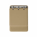 Multi-functional 3-Ring Binder Loose-Leaf Notebook PU Leather Cover Portable Notepad Refillable Memo Pad School Office Supplies