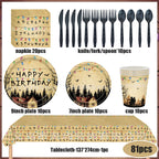 Stranger Theme Birthday Party Tableware Decoration American TV Paper Plate Napkin Banner Lights Alphabet Backdrops Kids Supplies
