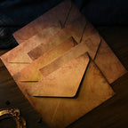10 Pcs Vintage Pattern Thick Paper Envelope Thicken Retro Stationery Wedding Invitation Invited Gift Greeting Card Envelopes