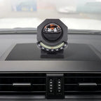 Car Dashboard Compass WithSlope Meter 2-In-1 Foldable High Precision Navigation Car Mount Compass Ball Compass For Vehicle Boat