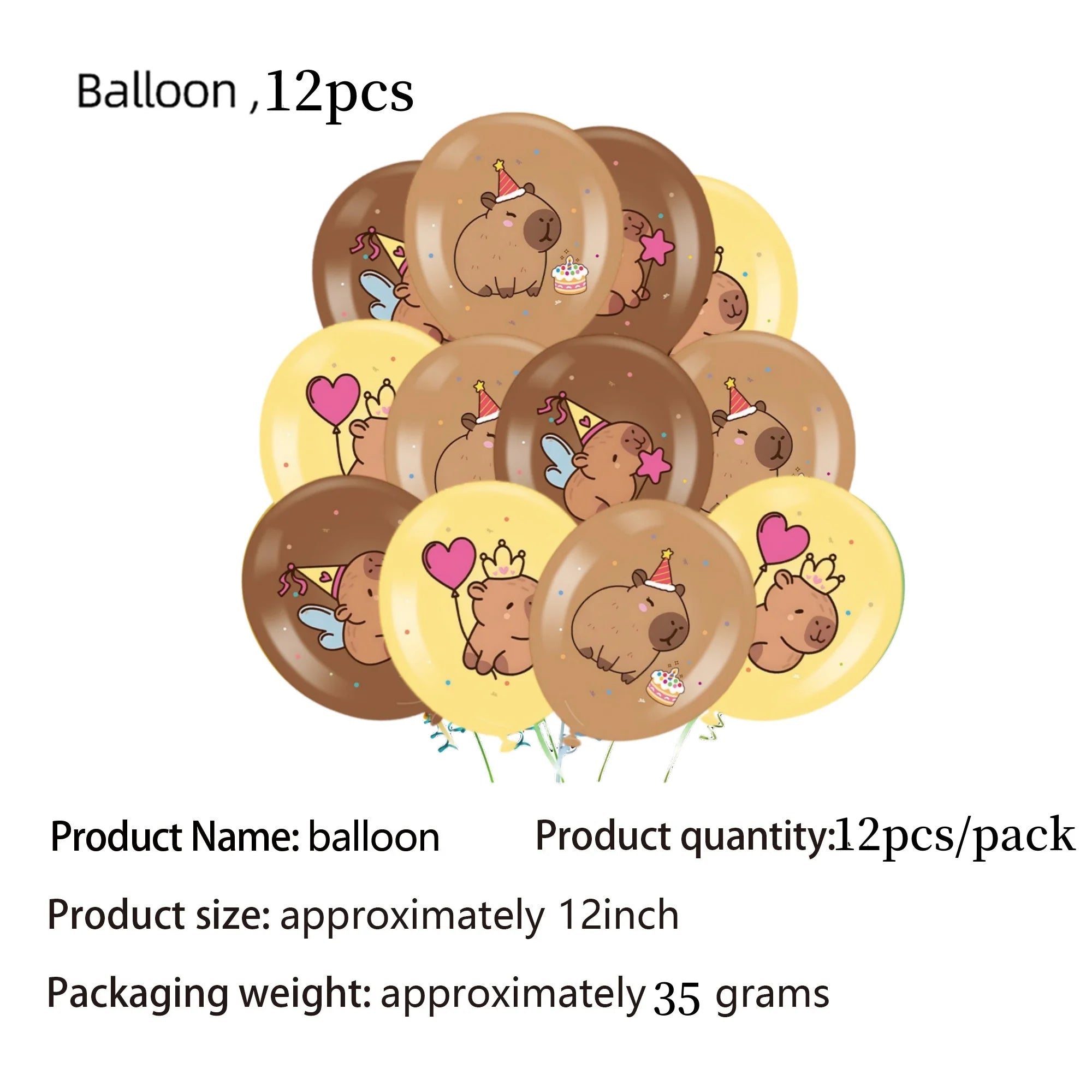 Birthday Decoration Capybara Birthday Invitation Card Cup Tablecloth Plate Napkin Poster Baby Shower Birthday Girl Party Favors