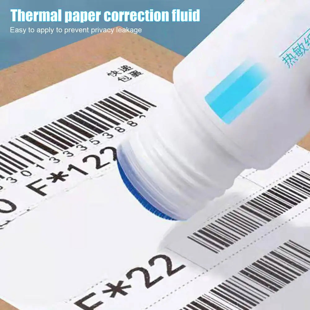 Privacy Protection Roller Privacy Protection Portable Thermal Paper Data Fluid Roller Stamper Correction Fluid Security Stamp