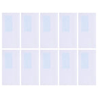 50Pcs Self-Sealing Security Envelopes Left Window Design Peel Seal Business Mailing Document Invitation Stationery Privacy