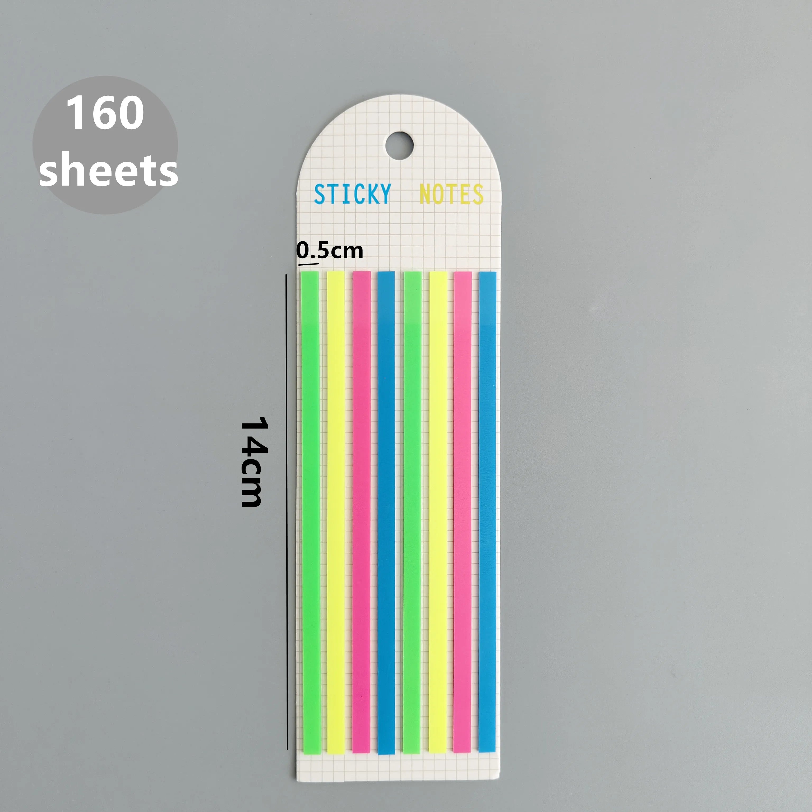 160 Sheets Transparent Sticky Notes Self-Adhesive Reading Annotation for Books Notepad Bookmarks  Memo Pad Index Tabs