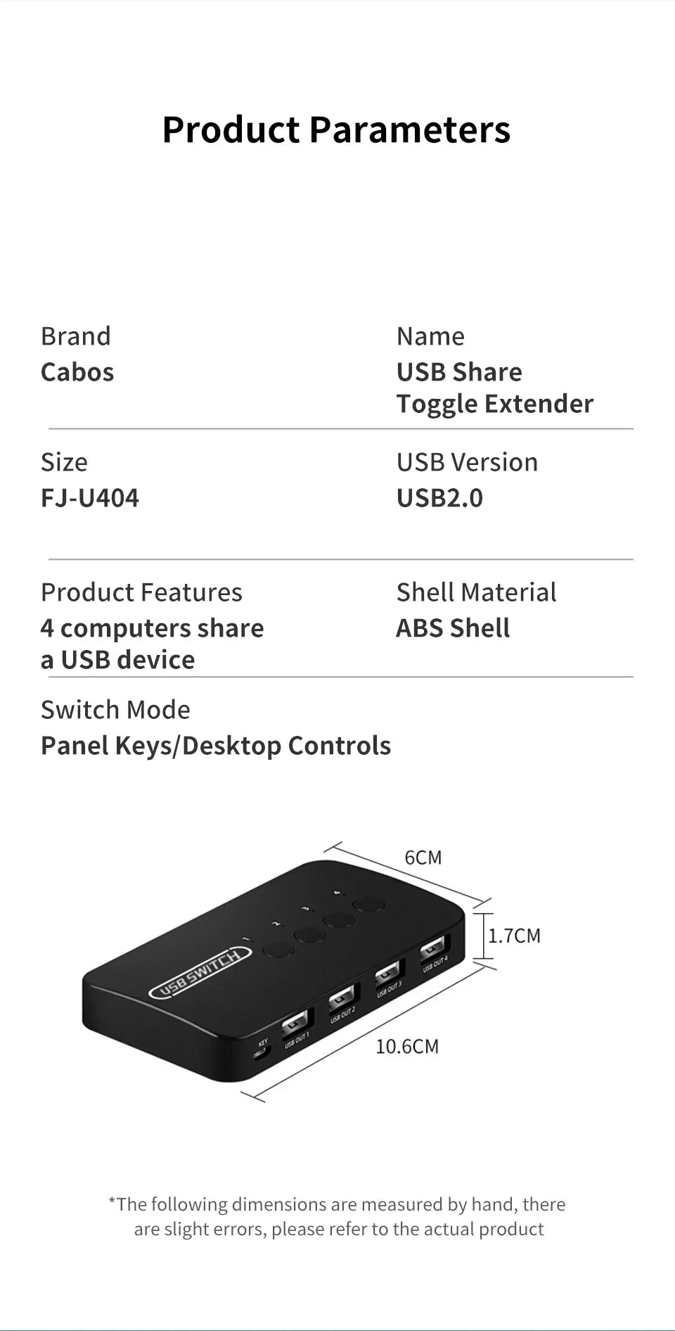 USB KVM Switch Adapter 2 Input 4 Output USB Switch KVM Switcher Printer Sharer For Computer Keyboard Mouse Sharer Controller