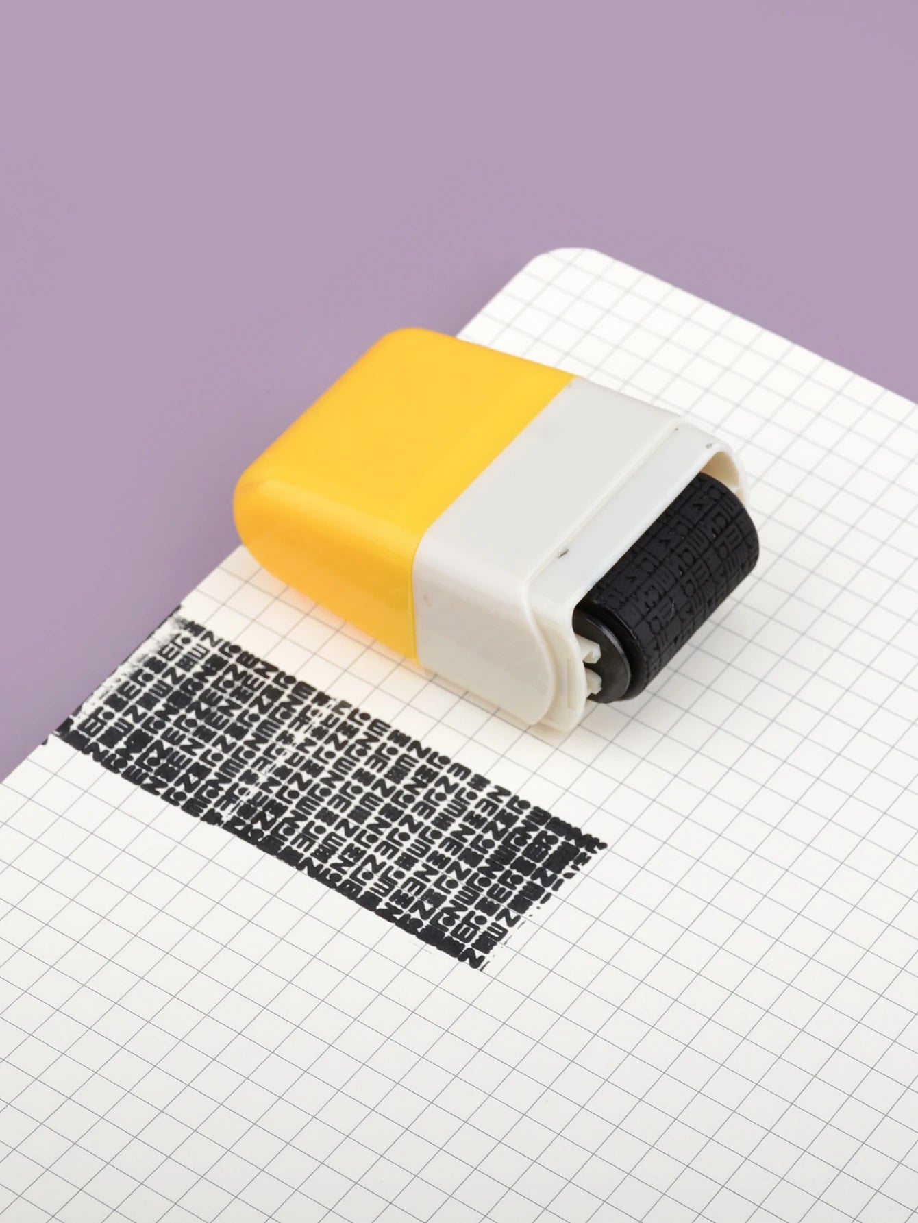 Retro Portable Confidential Stamp, Used for Privacy Personal Information Shielder Anti-Leak Stamp, School Supplies