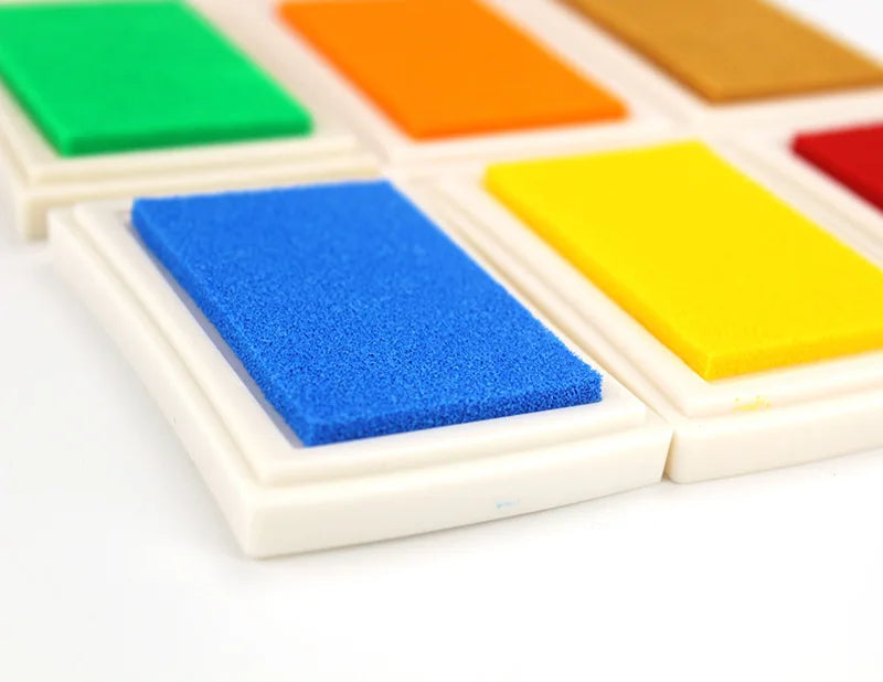 Ink Pad Ink Stamp Pad for DIY Craft Rubber Self Inking Roller Stamps Stationery Album for Scrapbooking Paper Decoration