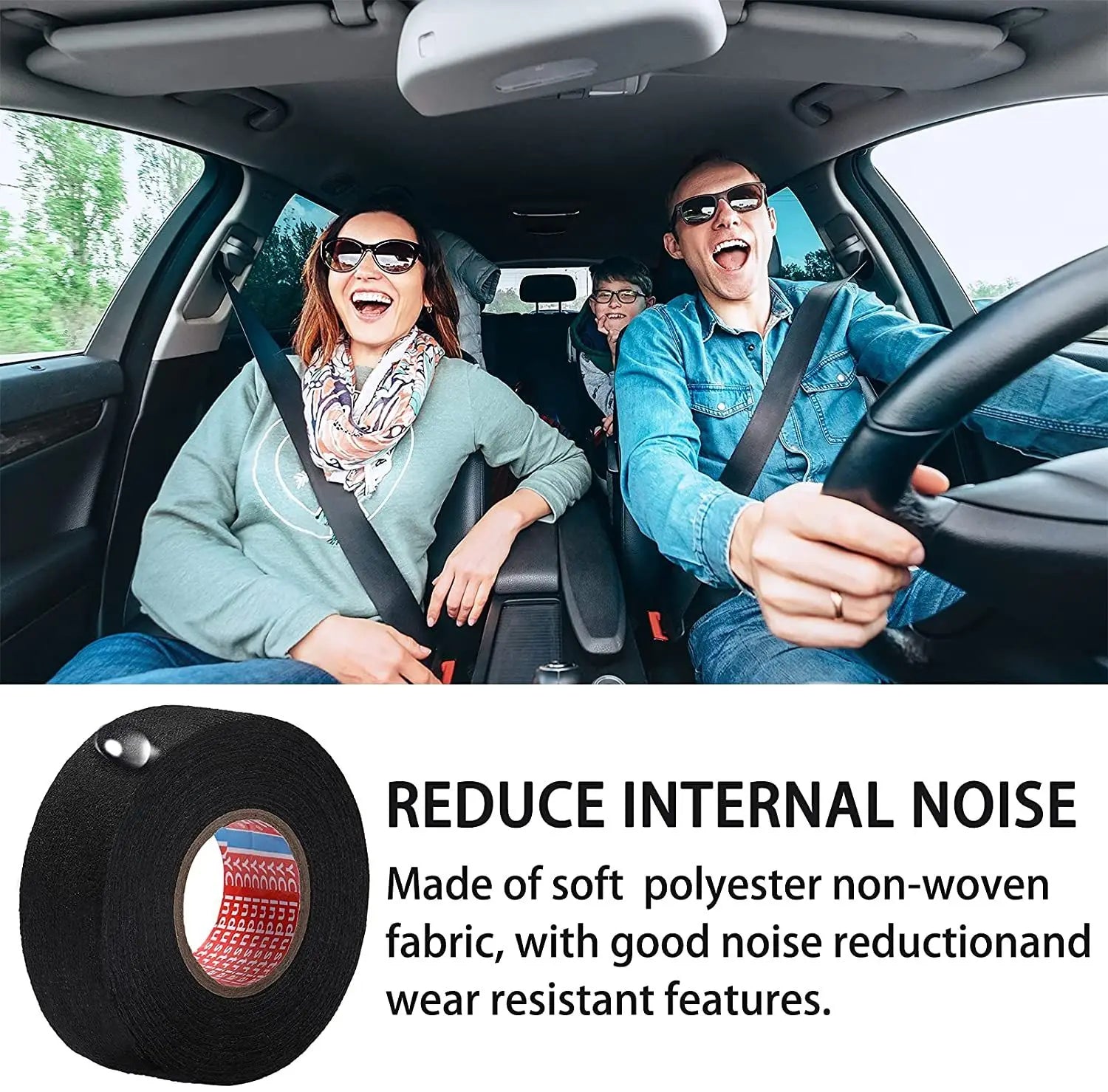 1roll 15/25M Width 9/15/19/25/32MM Wrapping Tape Cable Fixed Automotive Heat-resistant Wire Harness Tape Adhesive Cloth Fabric