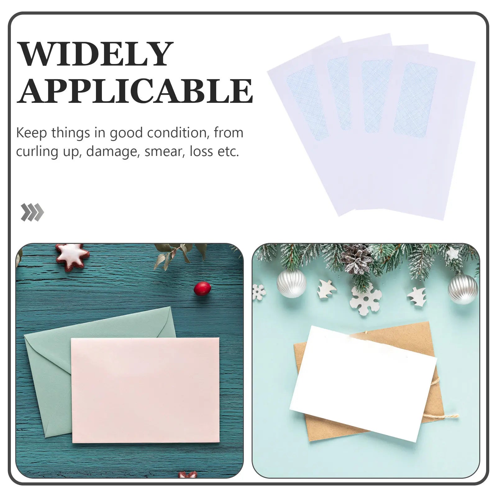50Pcs Self-Sealing Security Envelopes Left Window Design Peel Seal Business Mailing Document Invitation Stationery Privacy