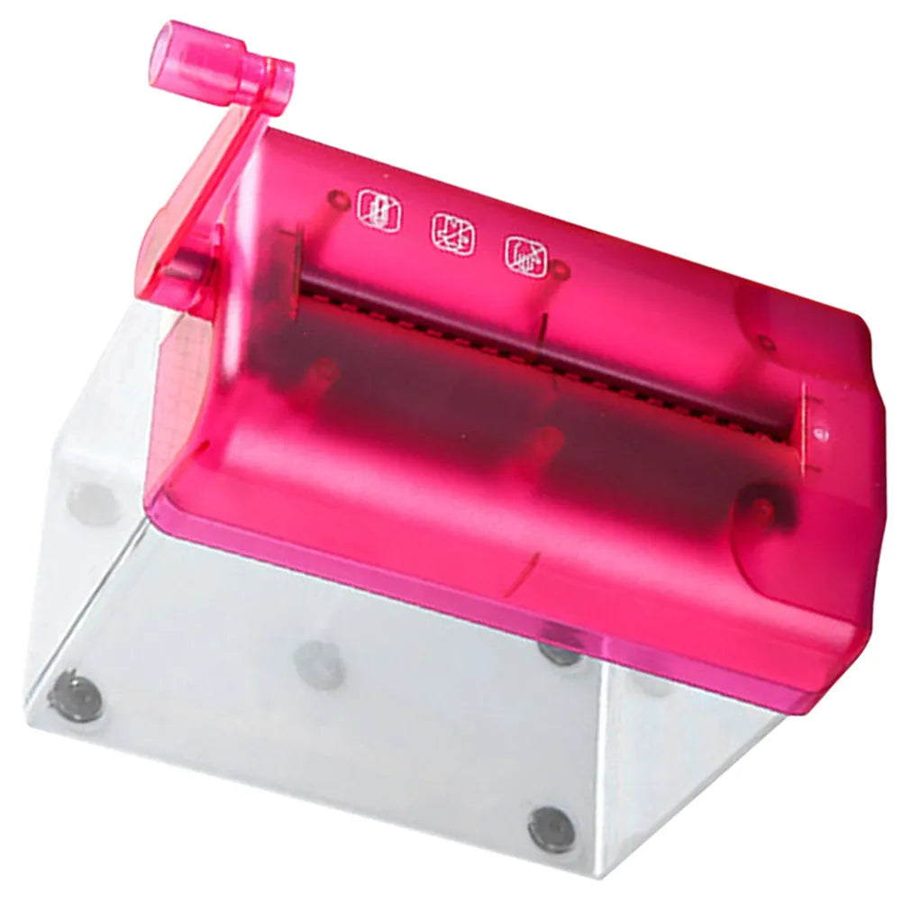 Small Manual Shredder for Paper Documents Hand Operated Office Supply Household School Desktop Shredder Wear Resistant Clean