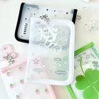 A6 Size Cute Stationery Storage Folder File PP Twill Zipper Pouch Document Bag Zip File Folder School Office Supplies