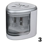 New Useful Battery Operated Electric Pencil Sharpener W/2 Holes 6-8mm And 9-12mm Auto-Stop School Supplies Korean Stationery
