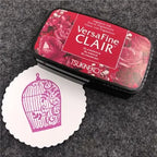 Quick Dry Detail Ink Pad DIY Making Greeting Cards Smearing Stamps Tsukineko VersaFine CLAIR