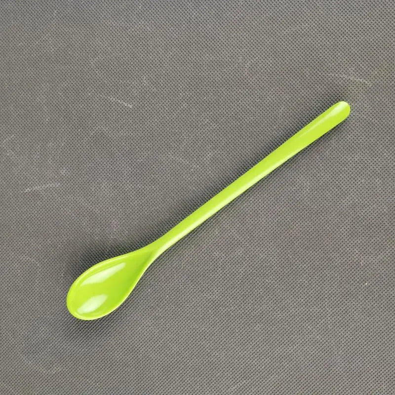 Candy Color Plastic Long Handle Spoons Multi-use For Dessert Tea Coffee Soup Kitchen Tableware Flatware