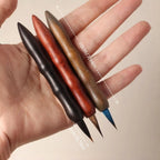 Animal Hair Fine-Tip Brush Portable Calligraphy Brush for Travel Small Regular Script Watercolour Painting Outline Pen