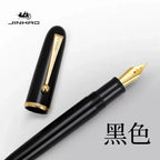 1pc Jinhao 9016/9013 Acrylic Fountain Pen Dadao Series Transparent Brown EF/F/M Nib with Large Capacity Ink Converter