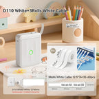 NIIMBOT D110 Upgraded Version Thermal Label Printer Mini Portable Name Tag Label Maker With Tape for Office Home Kitchen School