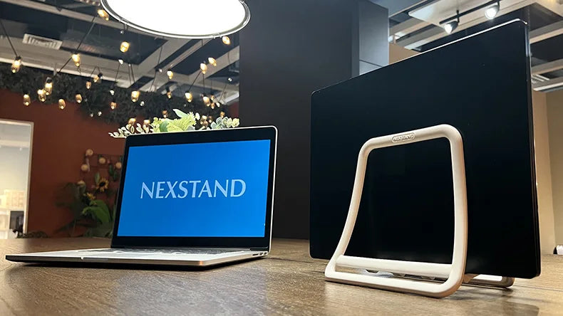 NEXSTAND K11 Vertical Laptop Tablet Stand,Foldable Desktop Stand,Laptop Base,Multi-Purpose Stand,Notebook Desk Dock Tablet Stand