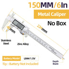 Metal Caliper Digital Caliper Stainless Steel Digital Pachymeter Digital Micrometer Vernier Calipers Metal Gauge Measuring Tools