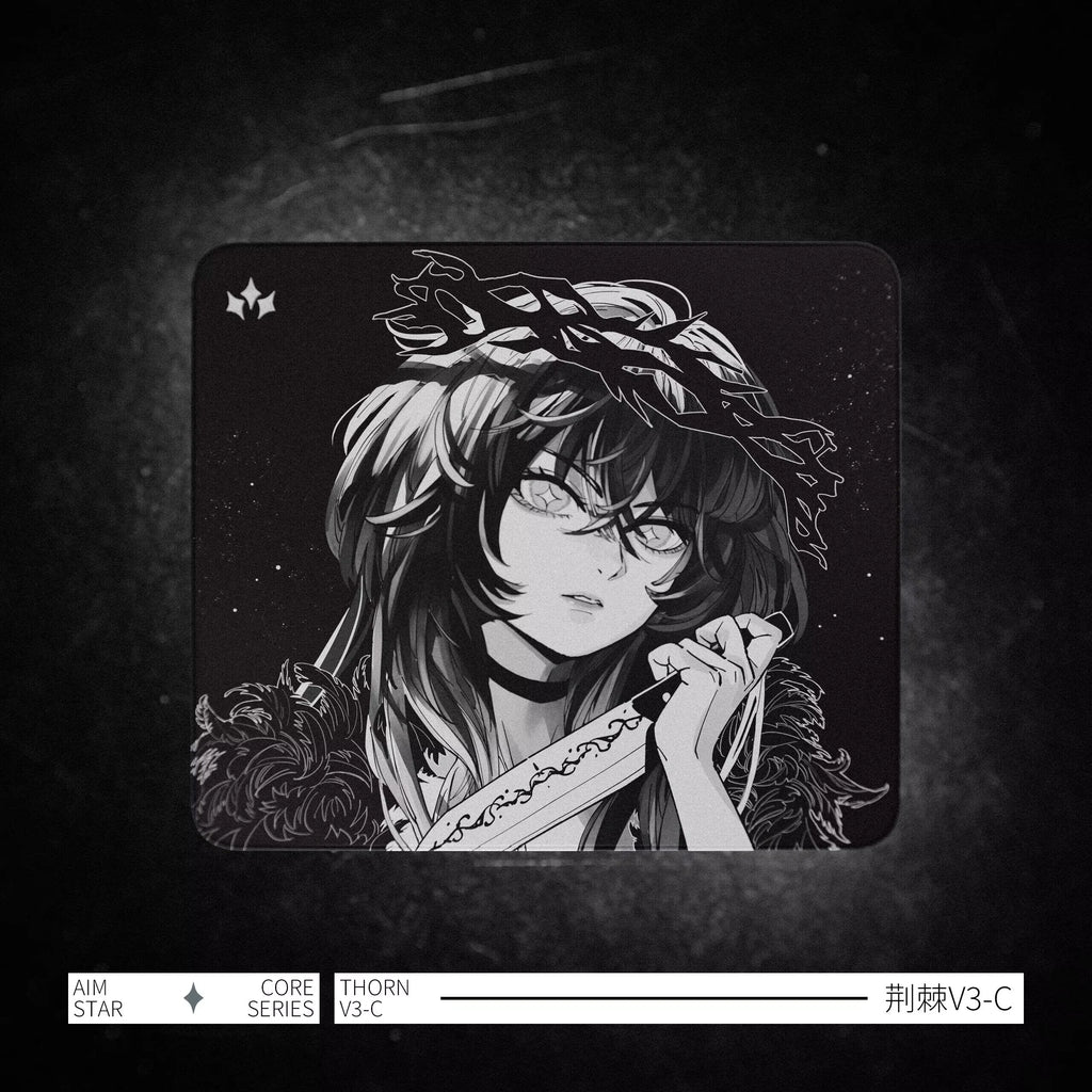 Aimstar Thorn Mousepad V3/V2 E-Sports Smooth Fps Gaming Mousepad 3.5mm Non-Slip Mouse Pad Gaming Accessories Customized Mousepad