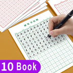Rice-Character Chinese Characters Calligraphy Books Hard Pen Paper Copybook Hong Students Groove First Writing Stationery Art