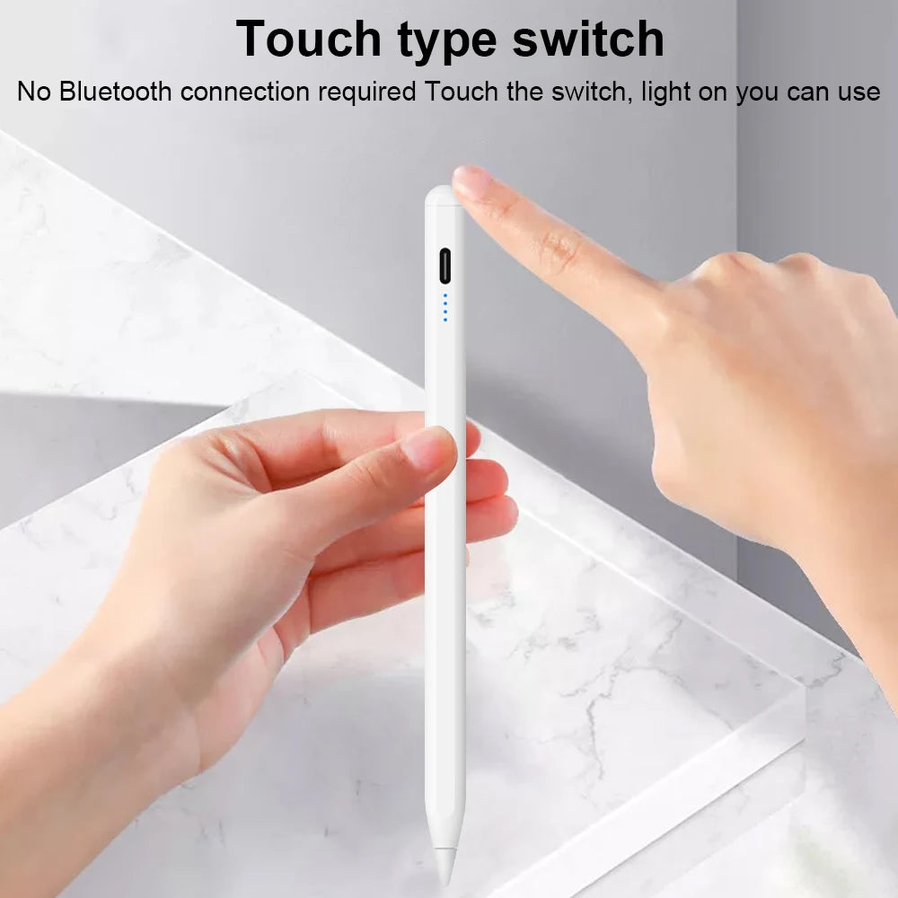 Stylus Pen for Apple IPad for IPad Pencil Accessories 2025 A16 10th 11th Gen Pro Air Mini Palm Rejection Power Display Stylus