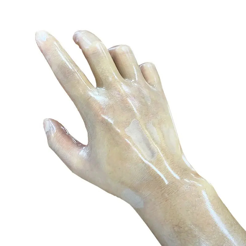 Latex Gloves Ultra Thin Transparent Glossy Shiny Waterproof Stretchy Smooth Intimate Use Couples Lifestyle Daily Hand Supplies