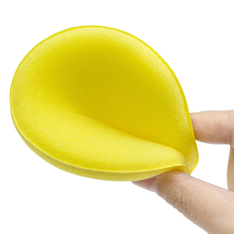 12Pcs Round Car Waxing Polish Wax Foam Sponge High Density Applicator Pads Cleaning Sponge Auto Detail Washing Car Cleaning Tool
